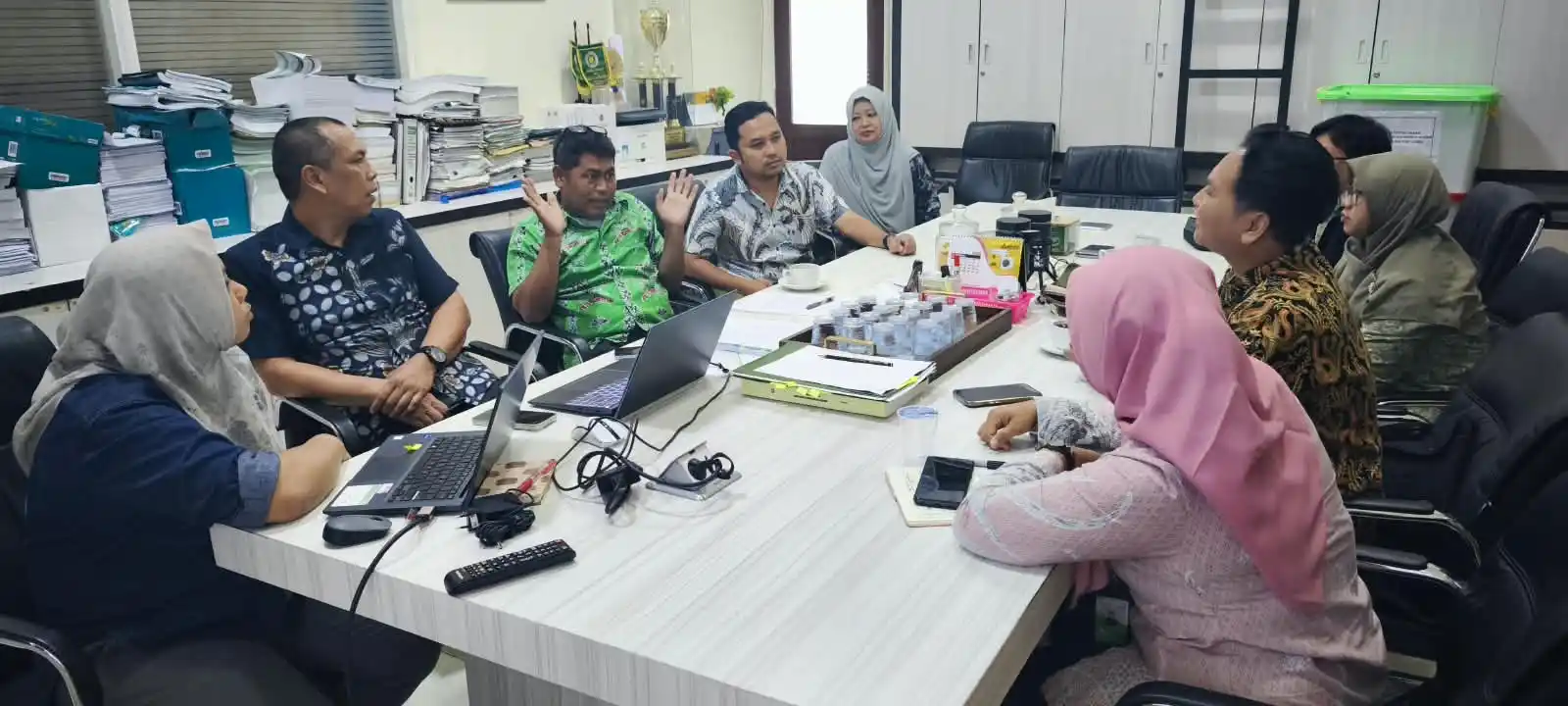Fahutan USU dan Direktorat Pengelolaan Infrastruktur Akademik Bahas Identifikasi Kesehatan Pohon untuk Mitigasi Risiko